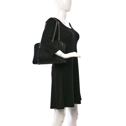 Prada Nylon Tessuto Impuntu Quilted Shoulder Bag Black 2 of 10