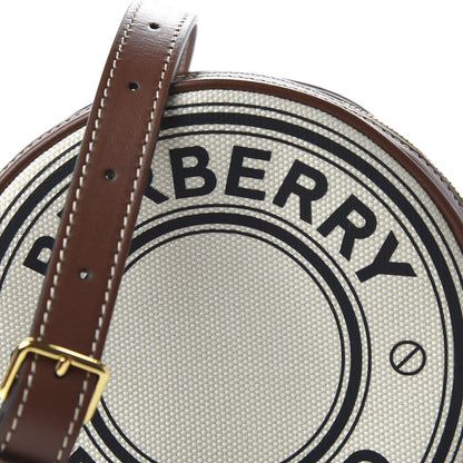 Burberry Canvas Calfskin Louise Bag Natural 10 of 11