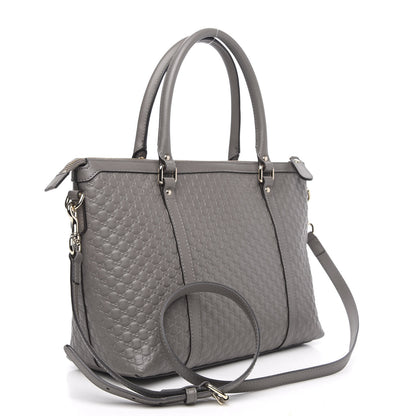 Gucci Soft Microguccissima Small Zippered Satchel Loess 3 of 12