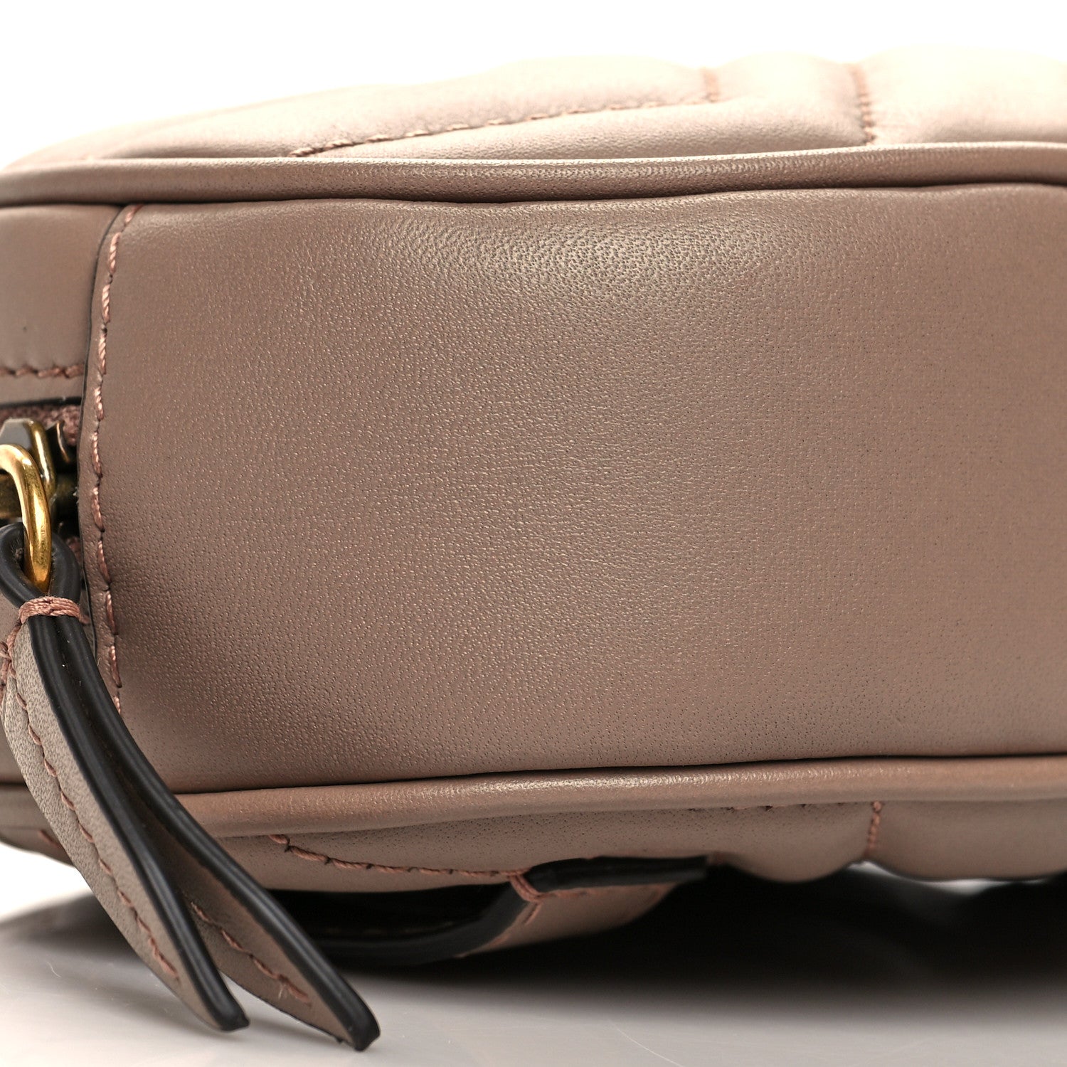 Gucci Calfskin Matelasse GG Marmont Belt Bag 85 34 Porcelain Rose 11 of 12