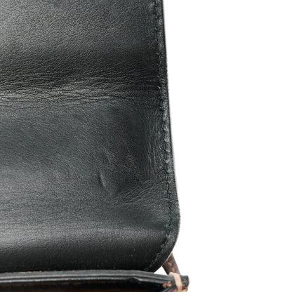Gucci GG Supreme Monogram Calfskin Small Padlock Shoulder Bag Beige Black Cuir 13 of 16