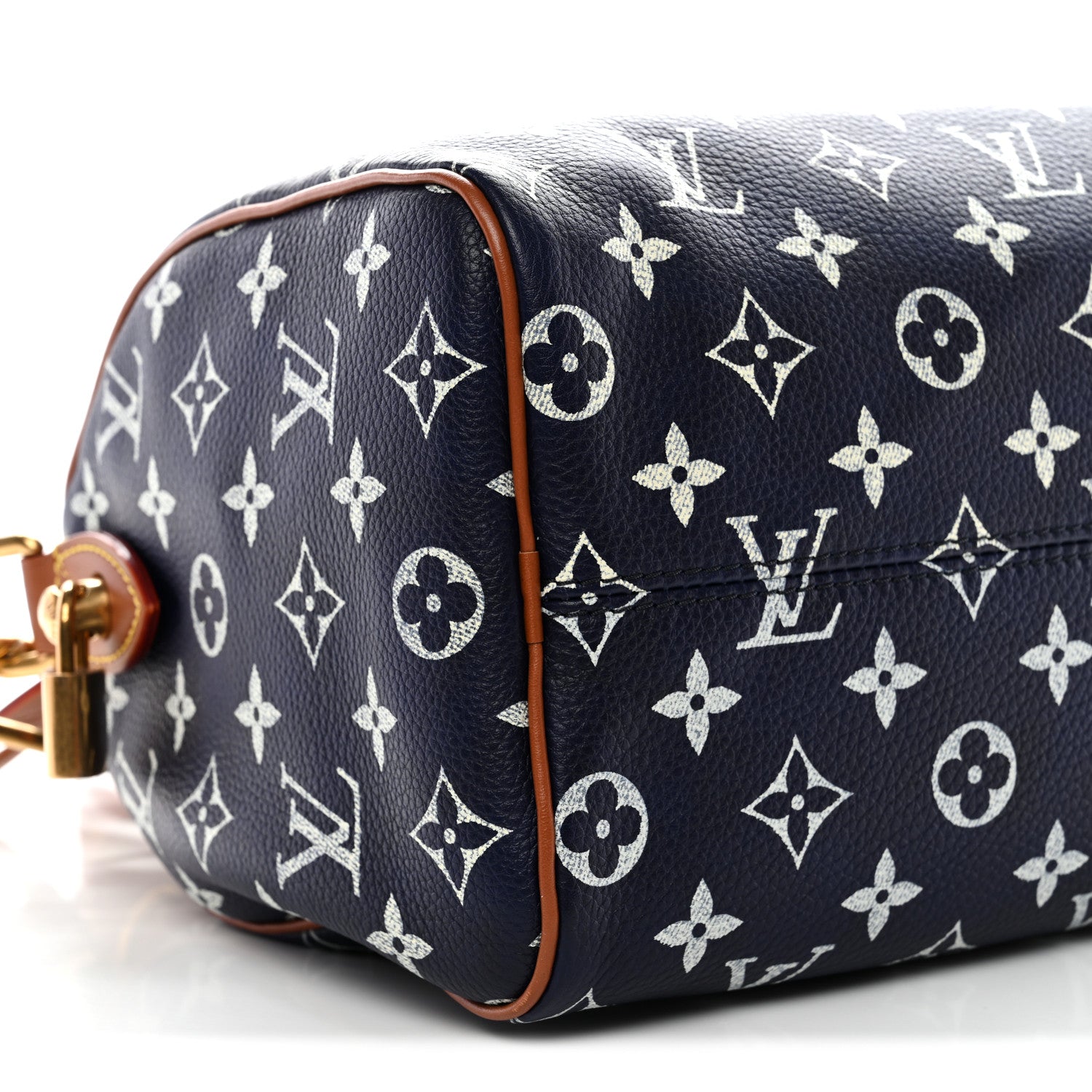 Louis Vuitton Calfskin Monogram Speedy P9 Bandouliere 25 Indigo
