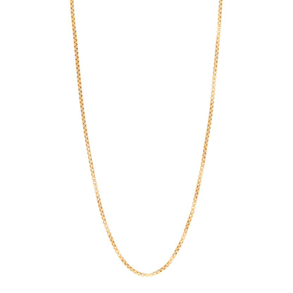 David Yurman 18K Yellow Gold 2.5mm Box Chain Necklace 22" 1 of 4
