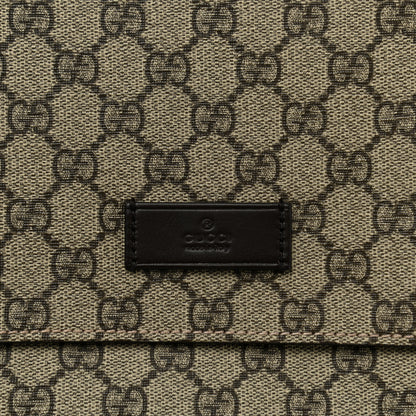 Gucci GG Plus Monogram Messenger Diaper Bag Dark Brown 9 of 11