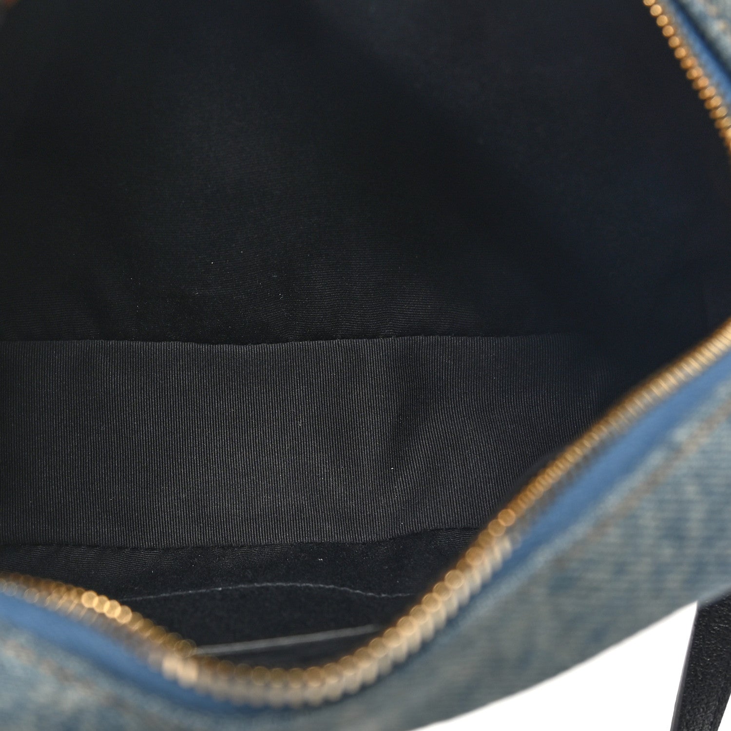 Saint Laurent Denim Matelasse Quilted Summer Embroidered Classic Monogram Camera Bag Blue 5 of 10