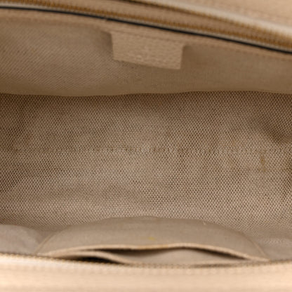 Gucci Dollar Calfskin Medium Soho Top Handle Satchel Blue Hibiscus Red Mystic White 5 of 20