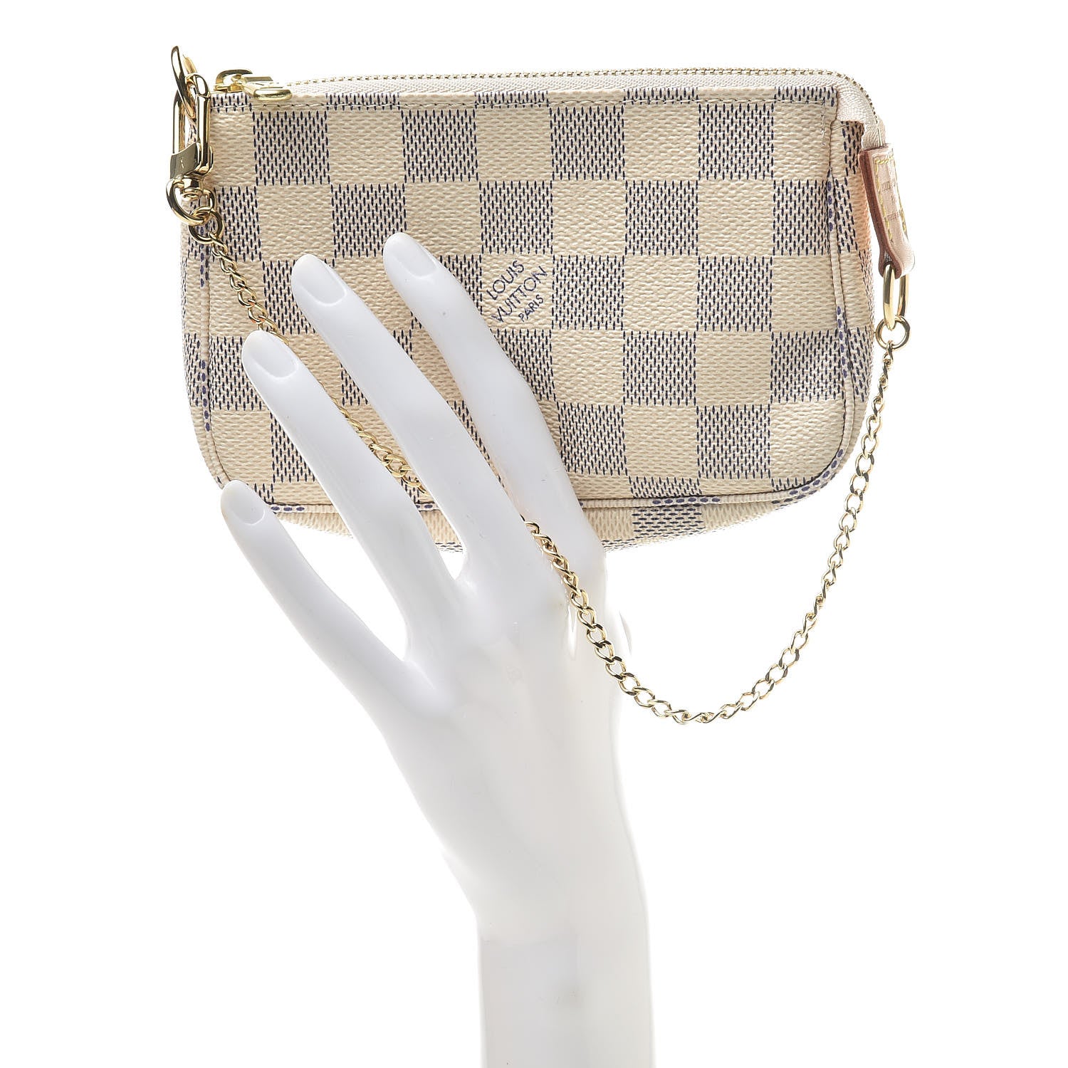 Louis Vuitton Damier Azur Mini Pochette Accessories 2 of 8