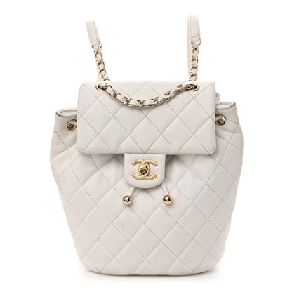 Chanel Caviar Quilted Mini Urban Spirit Backpack White 1 of 30