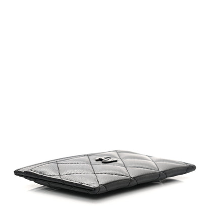 Chanel Lambskin Quilted Card Holder So Black 4 of 10