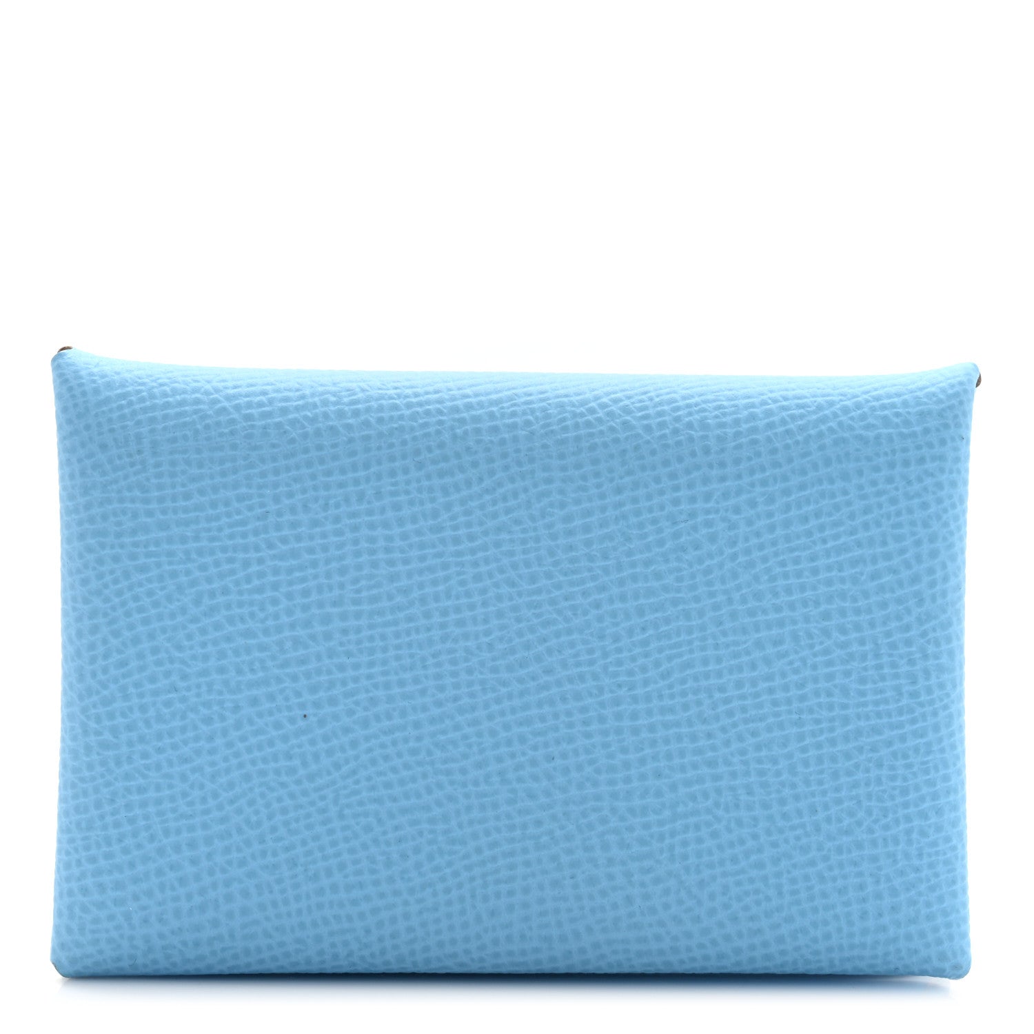 Hermes Epsom Calvi Card Case Celeste 1 of 7