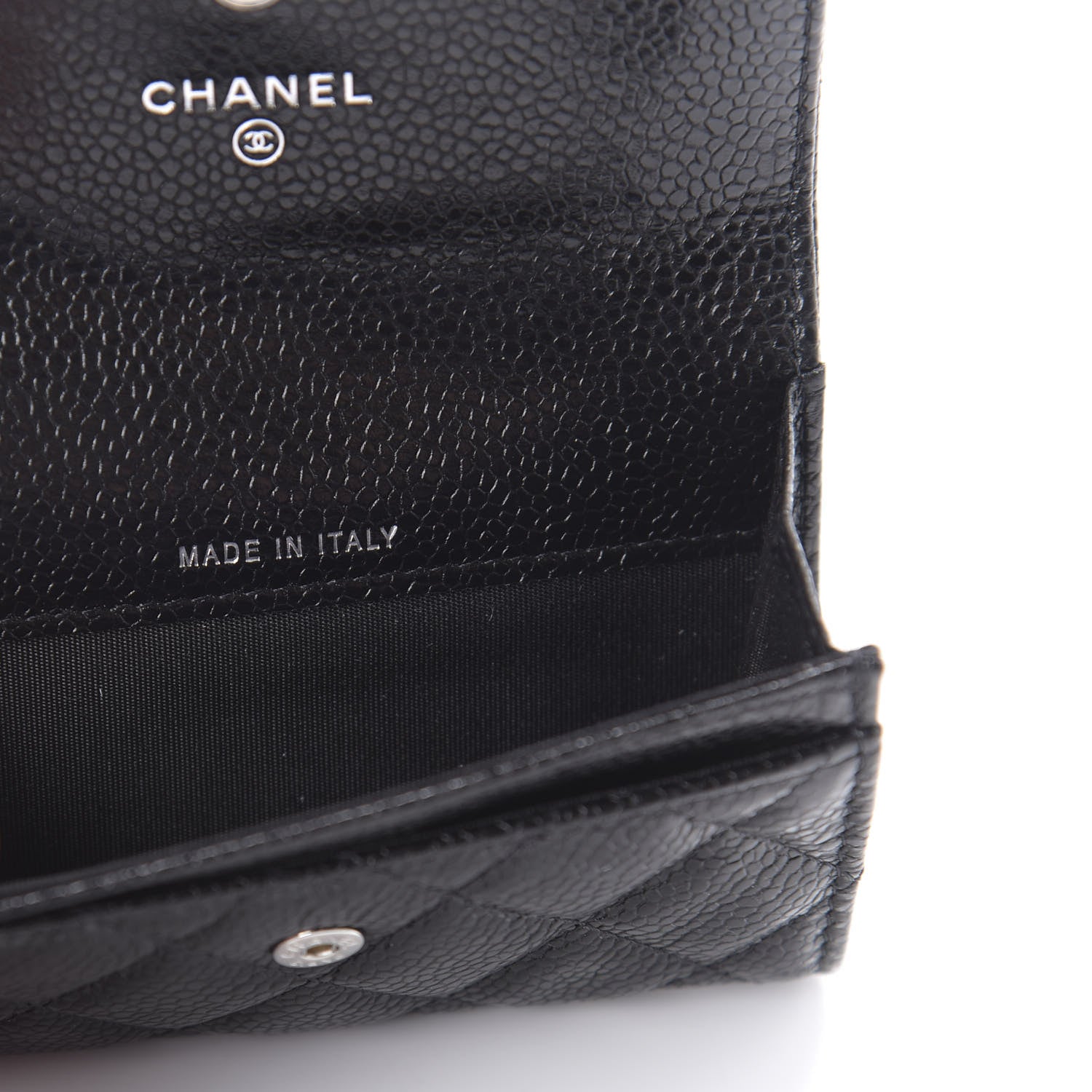 Chanel Caviar Quilted Incognito Flap Card Holder Black 9 of 12