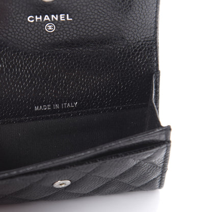 Chanel Caviar Quilted Incognito Flap Card Holder Black 9 of 12