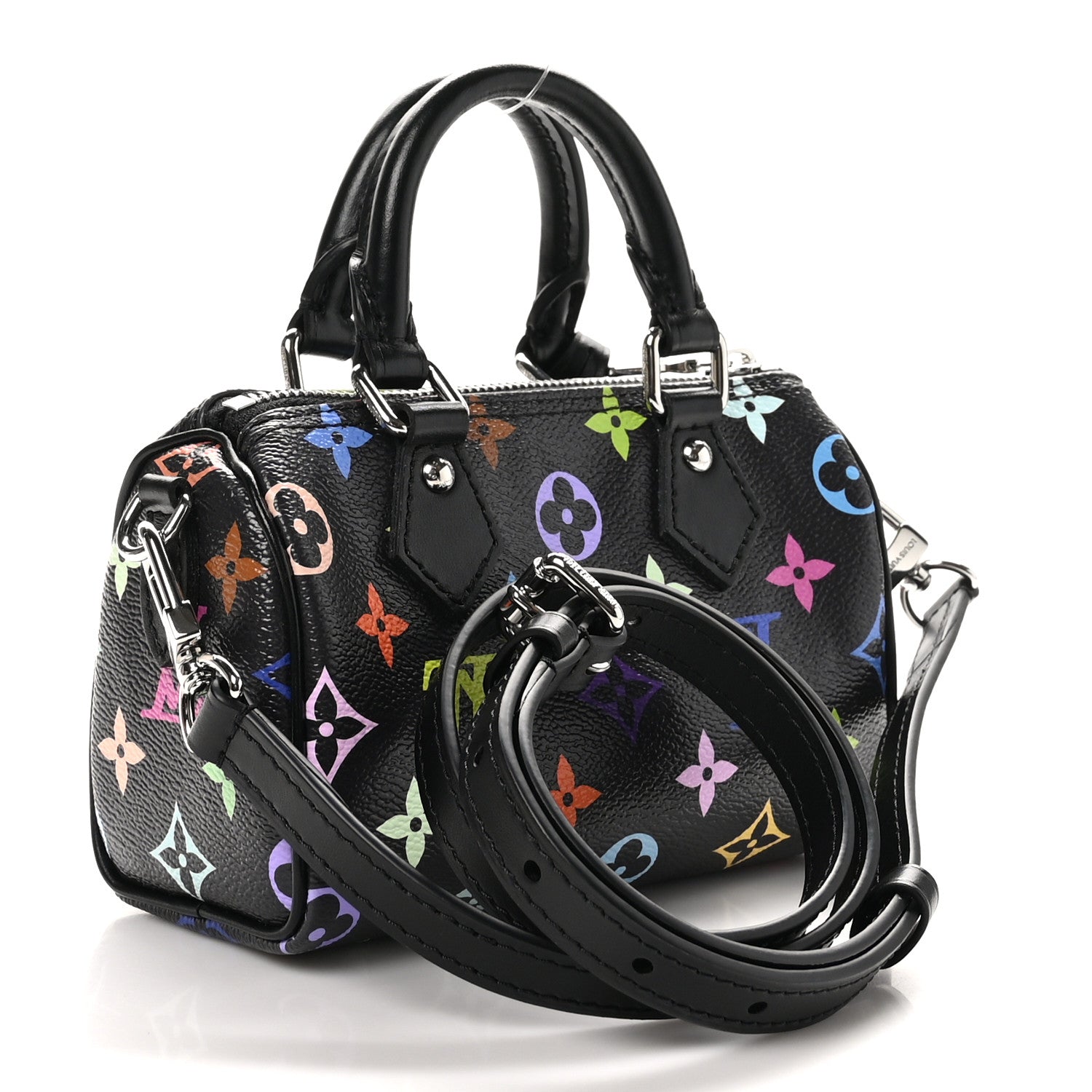 Louis Vuitton LV X TM Monogram Multicolor Nano Speedy Black 3 of 9