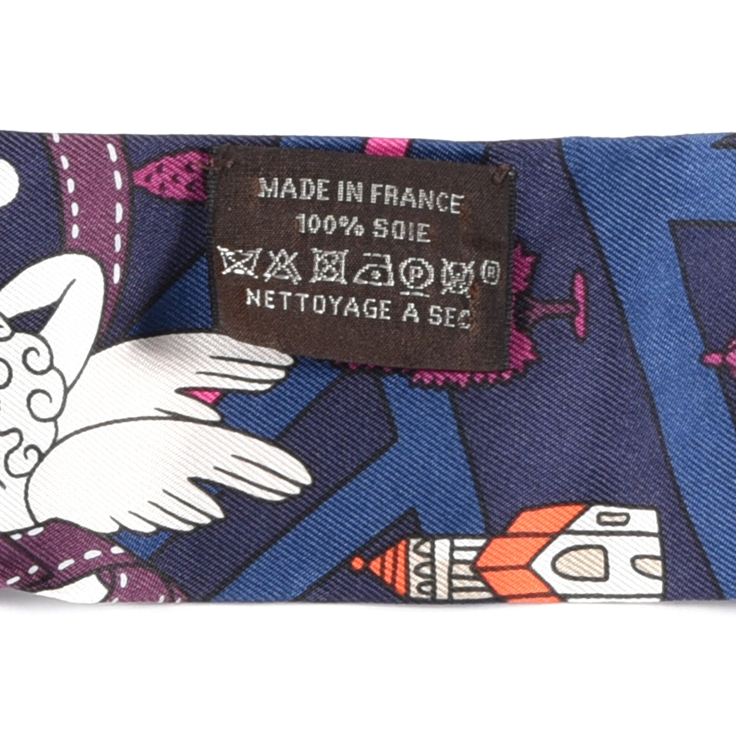 Silk Les Nouveaux Amoureux de Paris Twilly Marine Violet White