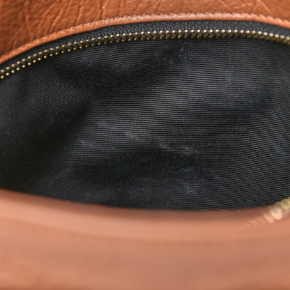 Saint Laurent Crinkled Calfskin Matelasse Monogram Medium Niki Chain Satchel Caramel 9 of 14