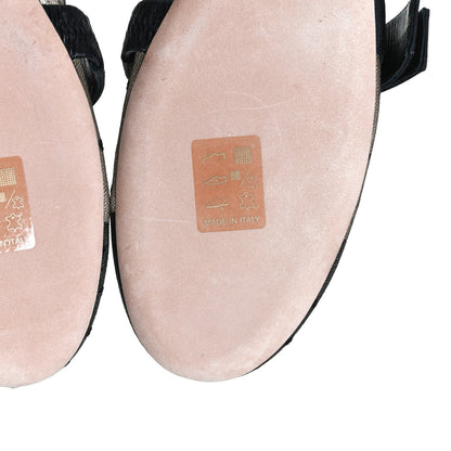 Christian Dior Swiss Tulle Dotted Miss J'Adior Ballet Pumps 38.5 Black Nude 9 of 11