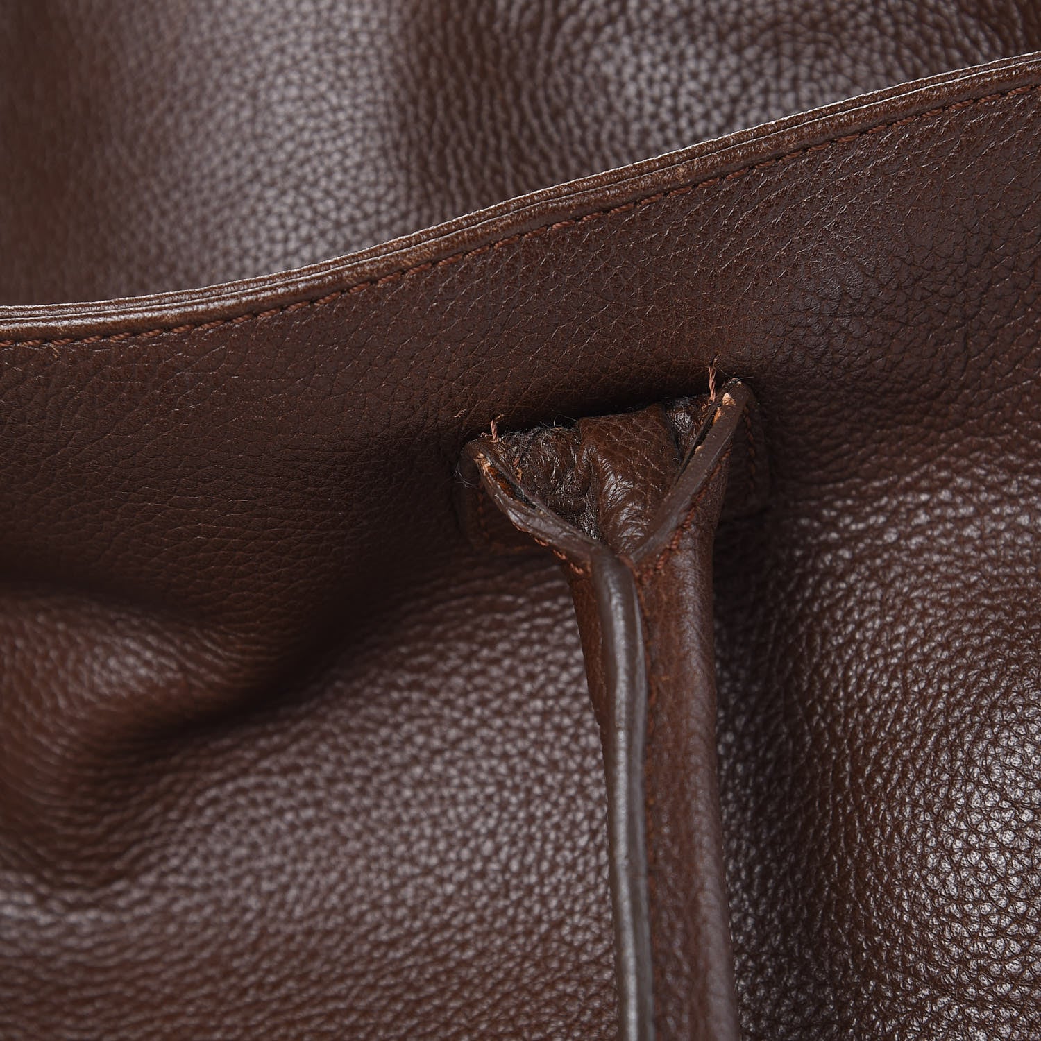 Chanel Calfskin Cerf Executive Shopper Tote Brown 27 of 28