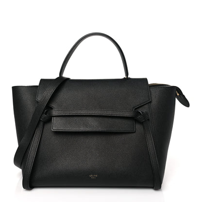 Celine Grained Calfskin Mini Belt Bag Black 1 of 11
