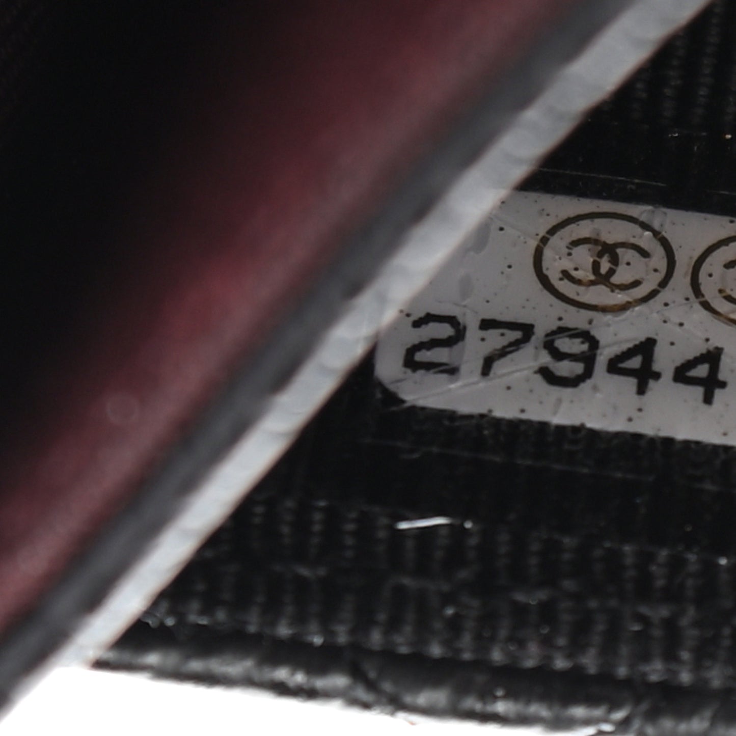 Caviar Quilted Flap Card Holder Black