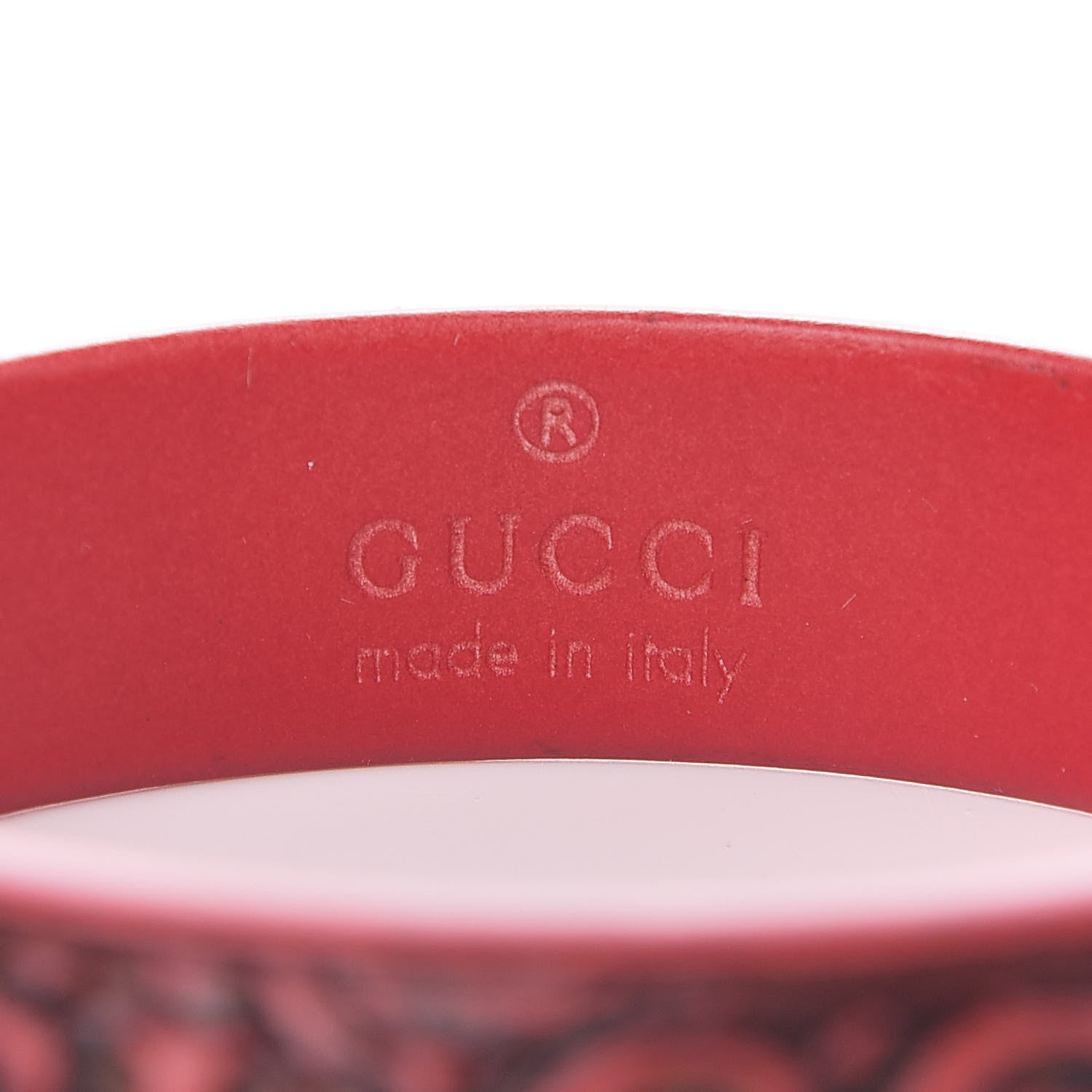 Gucci Resin Flora Bracelet Red 4 of 6