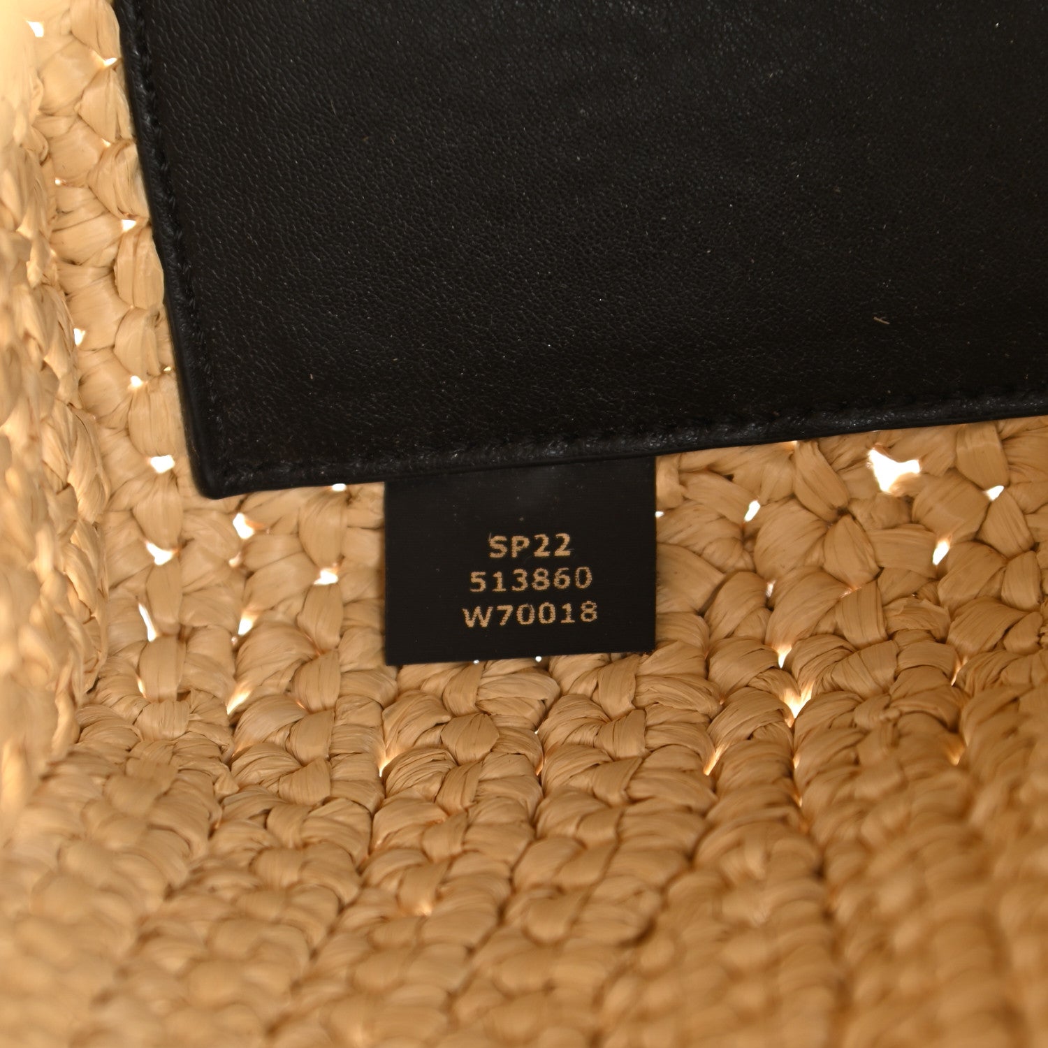Stella McCartney Braided Raffia Eco Alter Napa Perforated Logo Crossbody Bag Natural 9 of 10