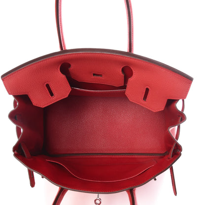 Hermes Togo Birkin 30 Geranium 7 of 34