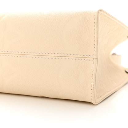Louis Vuitton Empreinte Monogram Giant Onthego PM Cream Beige 9 of 9