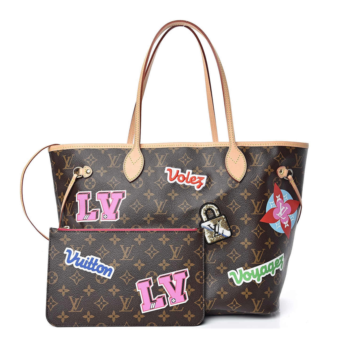 Monogram Travel Stickers Neverfull MM