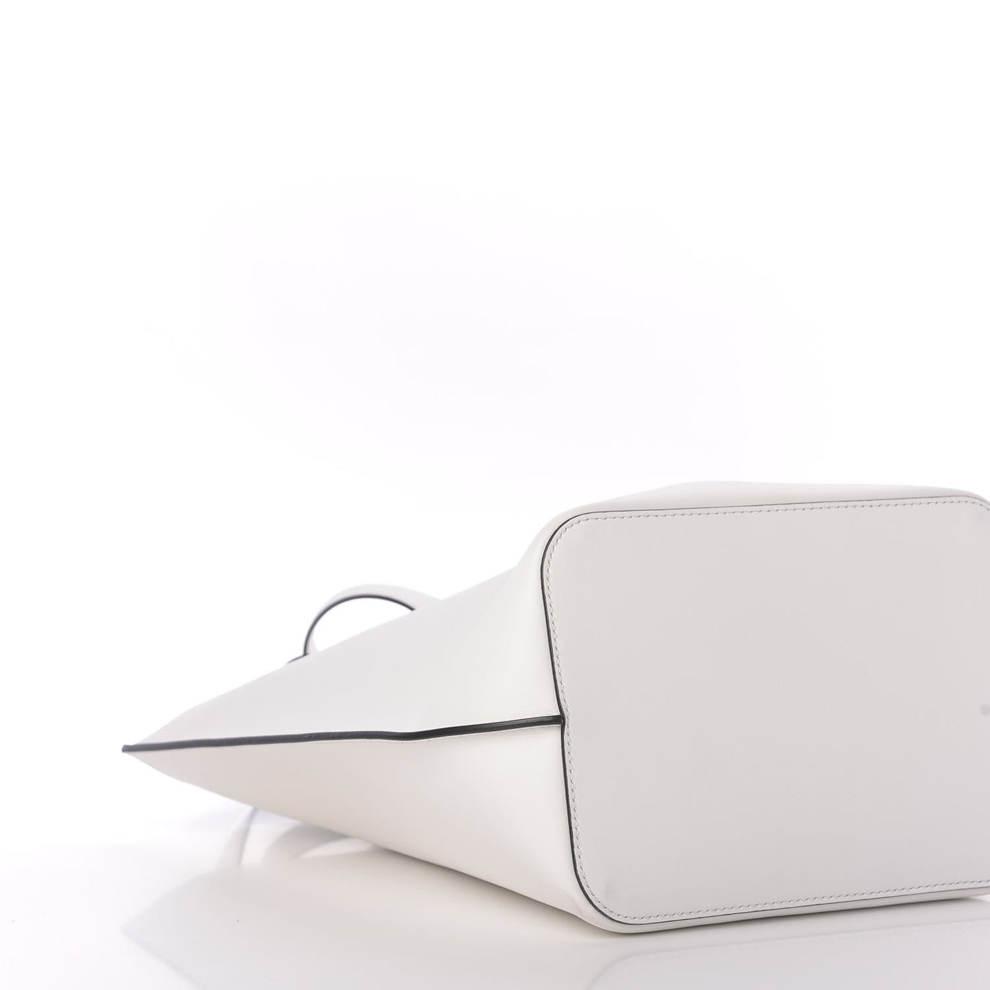 Vitello Large Virtus Bucket Bag Optical White