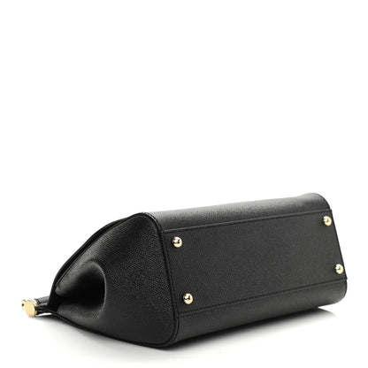 Dolce & Gabbana Dauphine Medium Miss Sicily Satchel Black 4 of 9
