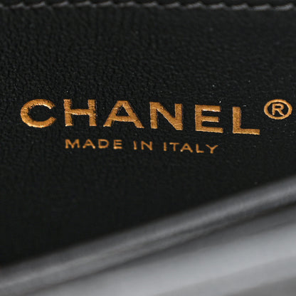 Chanel Caviar Lizard Quilted Mini Coco Handle Flap Black 6 of 10