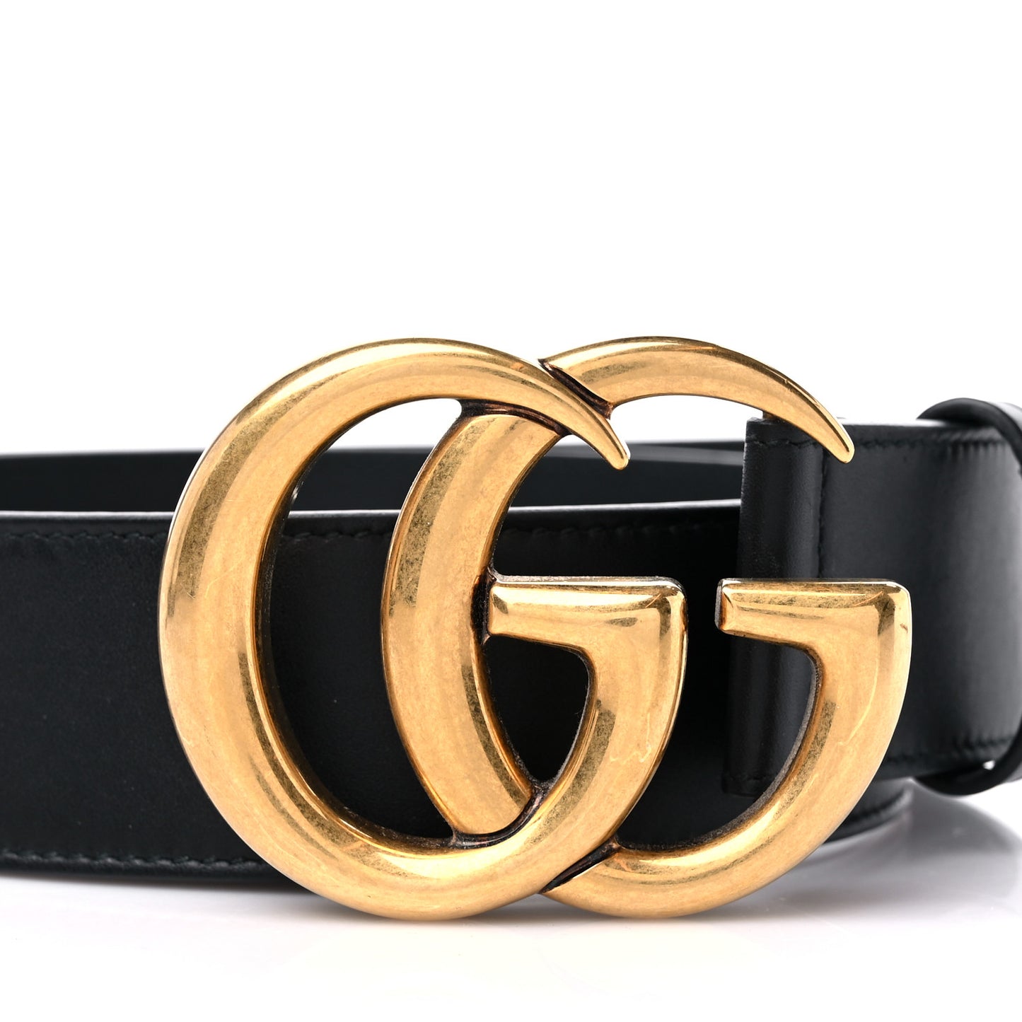 Calfskin Double G 40mm Belt 80 32 Black