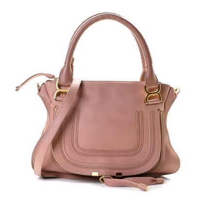 Chloe Calfskin Medium Marcie Satchel Anemone Pink 1 of 11