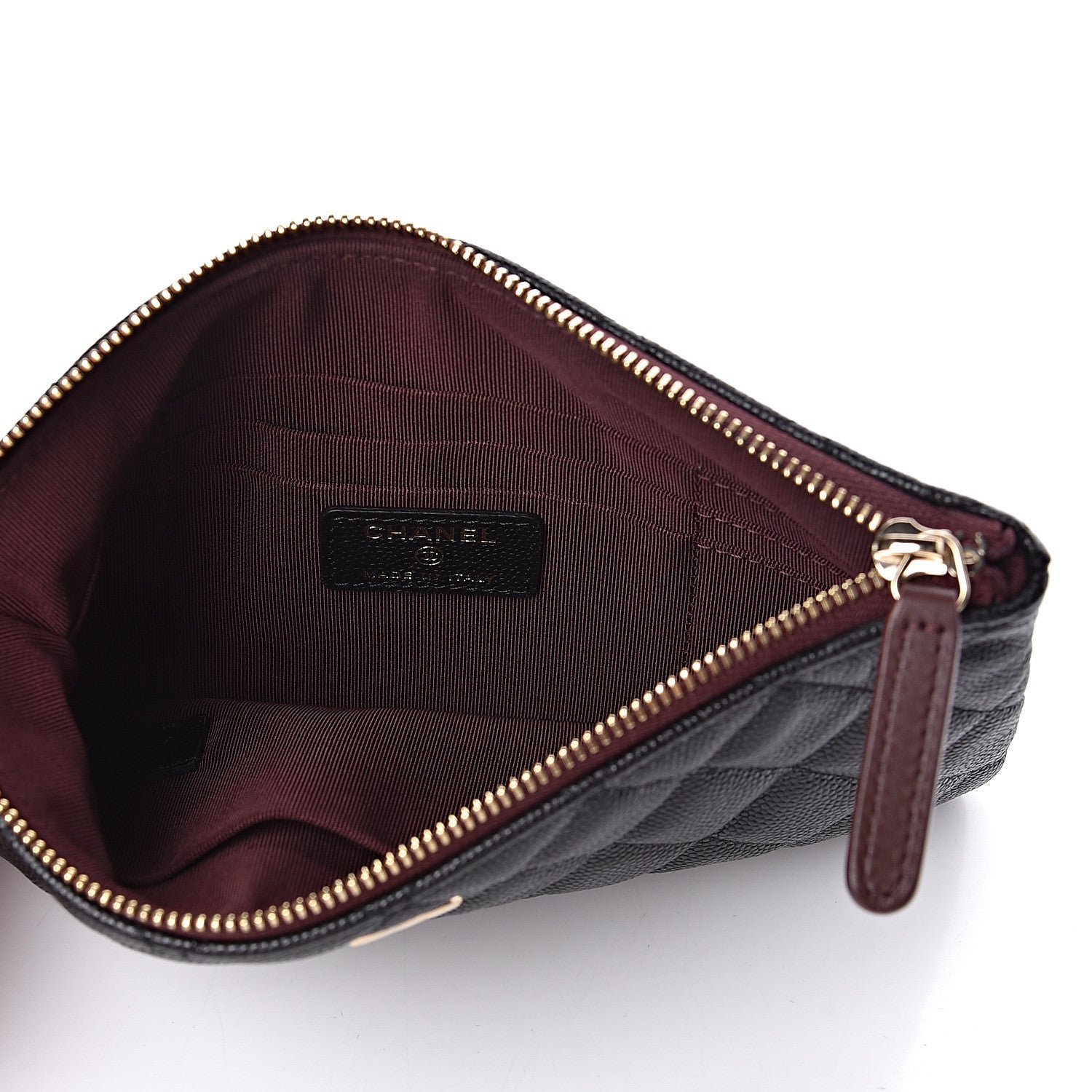 Chanel Caviar Quilted Small Pouch Black 5 of 8