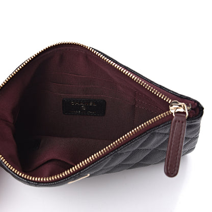 Chanel Caviar Quilted Small Pouch Black 5 of 8