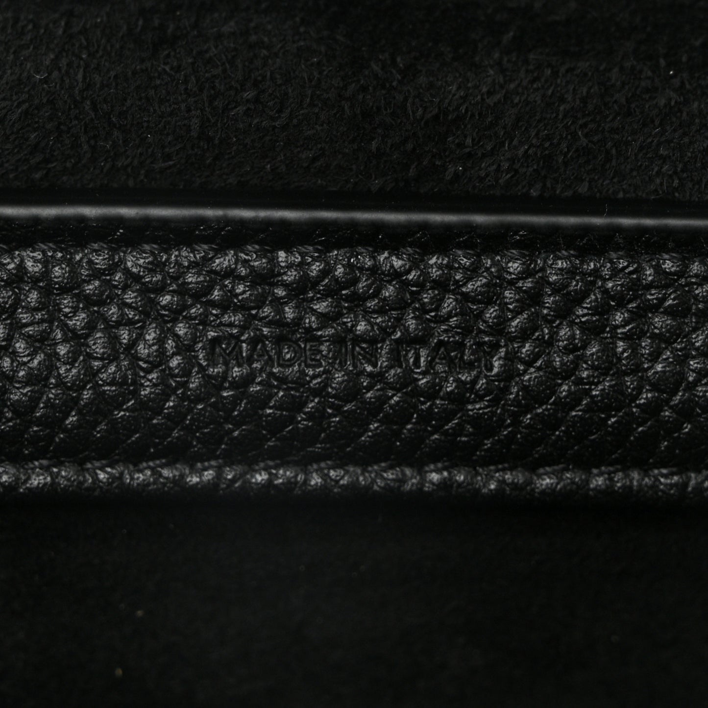 Supple Grained Calfskin Medium Soft 16 Bag Black