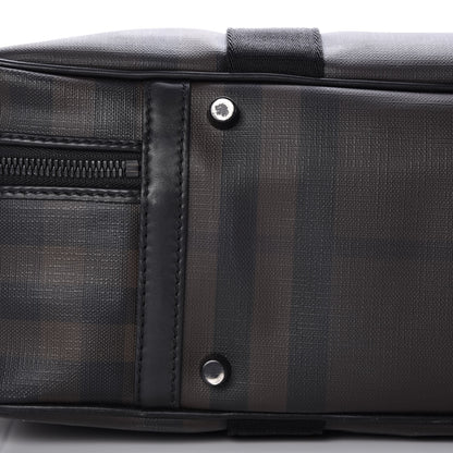 Burberry Smoked Check Carry On Travel Bag Chocolate 14 of 16