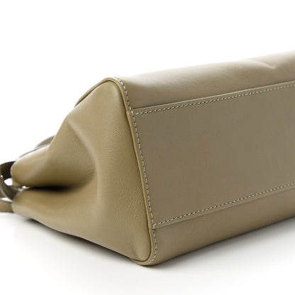 Fendi Nappa Mini Peekaboo Iconic Satchel Tortora 6 of 10