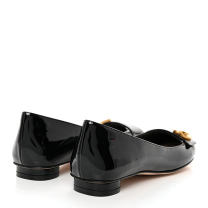 Christian Dior Patent Calfskin C'est Dior Ballet Flats 36.5 Black 4 of 9