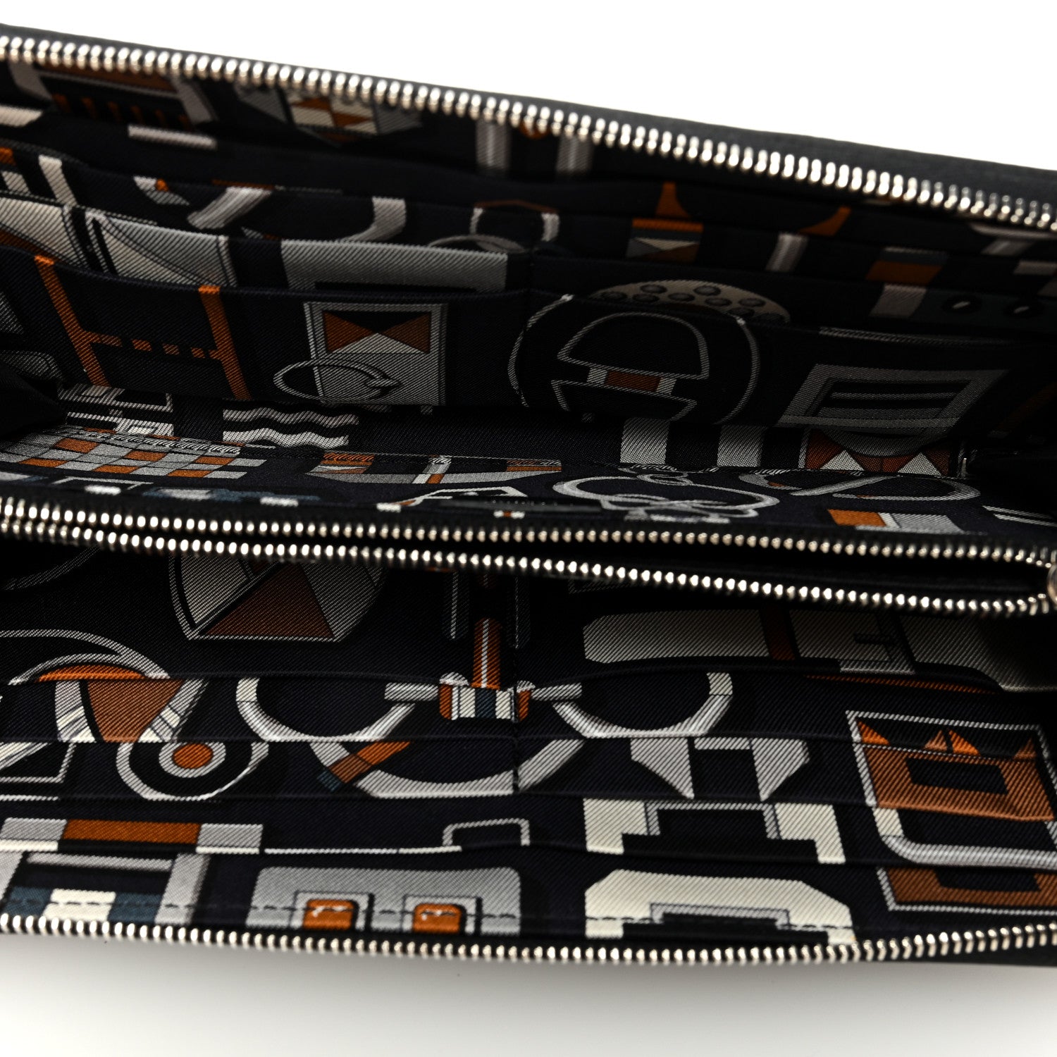Hermes Epsom Silk'In Wallet Black 5 of 8