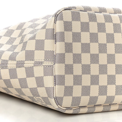 Louis Vuitton Damier Azur Neo Neverfull MM Rose Ballerine 8 of 10
