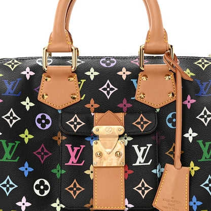 Louis Vuitton Monogram Multicolor Speedy 30 Black 7 of 9