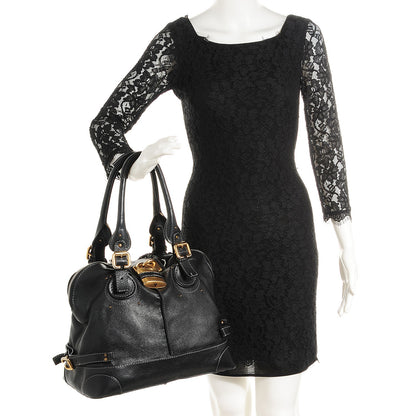 Chloe Leather Paddington Tote Black 2 of 10