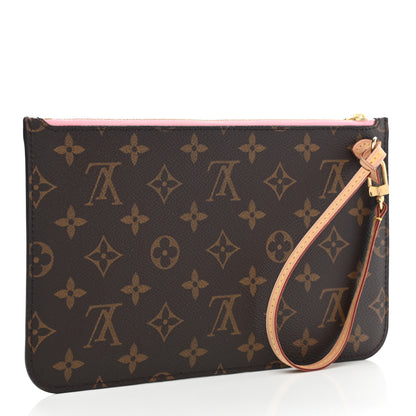 Louis Vuitton Monogram Neverfull MM GM Pochette Sugar Pink 3 of 8