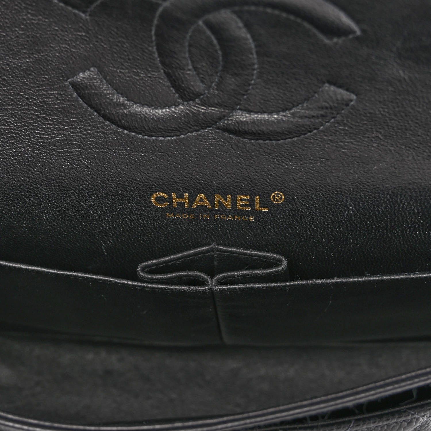 Chanel Caviar Quilted Medium Double Flap Black 6 of 10