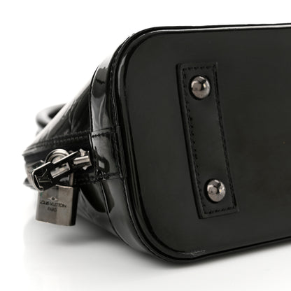 Louis Vuitton Vernis Alma BB Noir Magnetique 9 of 11
