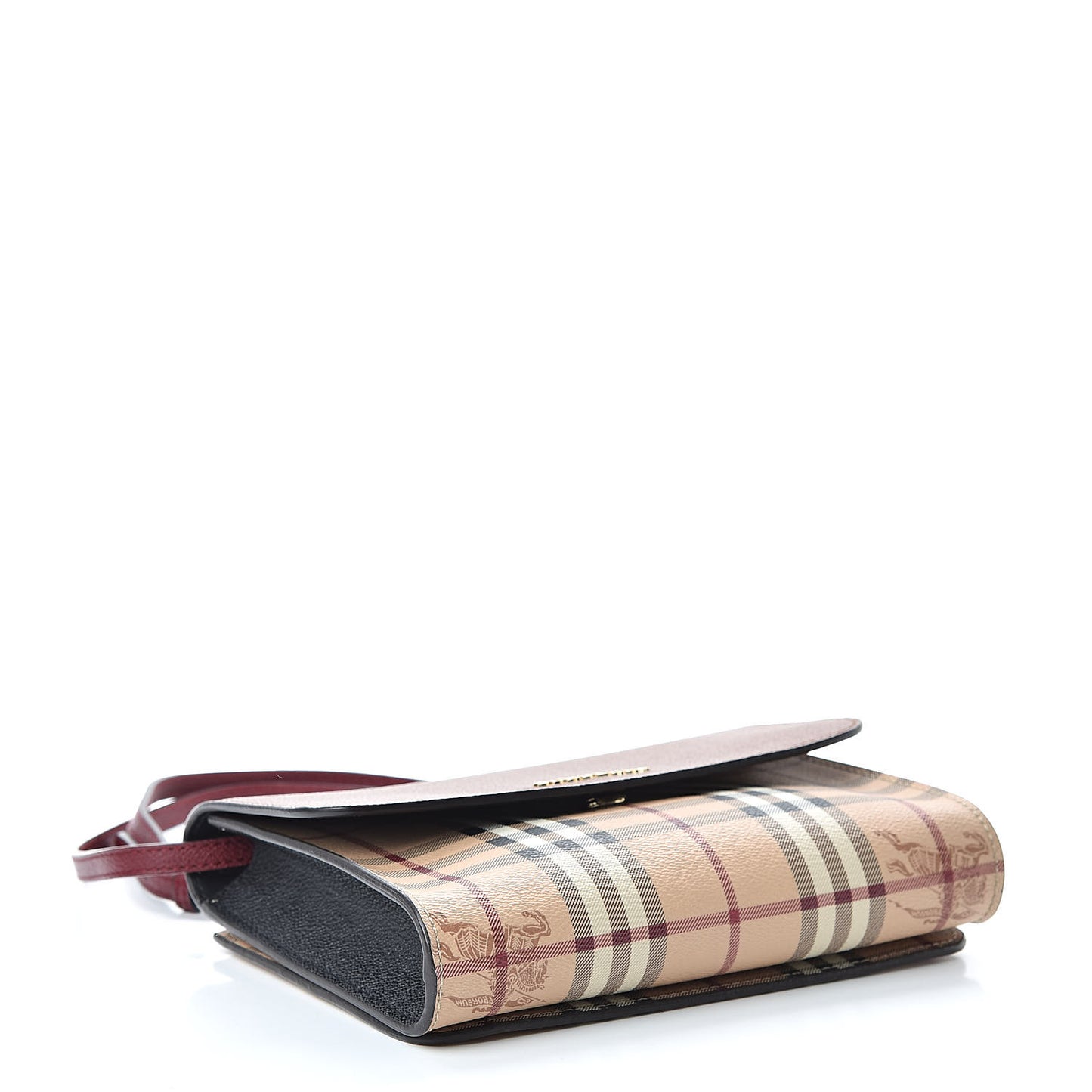 Haymarket Check Small Loxley Crossbody Bright Toffee