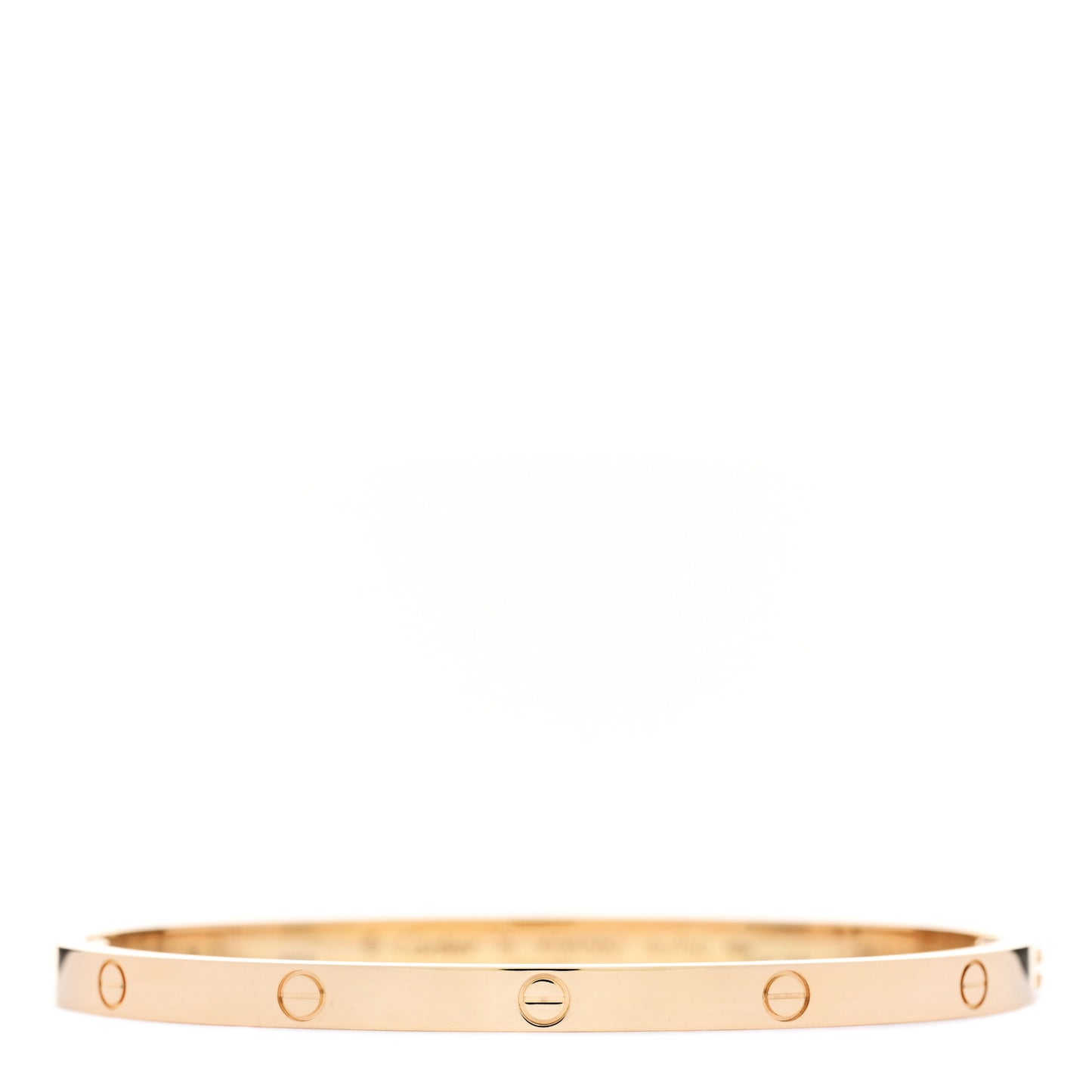 18K Yellow Gold Small LOVE Bracelet 16