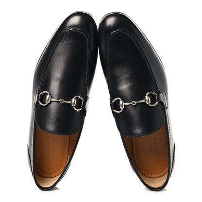 Gucci Betis Glamour Calfskin Mens Jordaan Loafers 8.5 Black 2 of 10