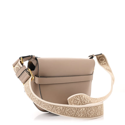 Loewe Soft Calfskin Jacquard Small Gate Crossbody Bag Sand 3 of 10